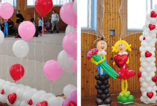 компания по оформлению воздушными шарами фото 6 - karaoke.moscow